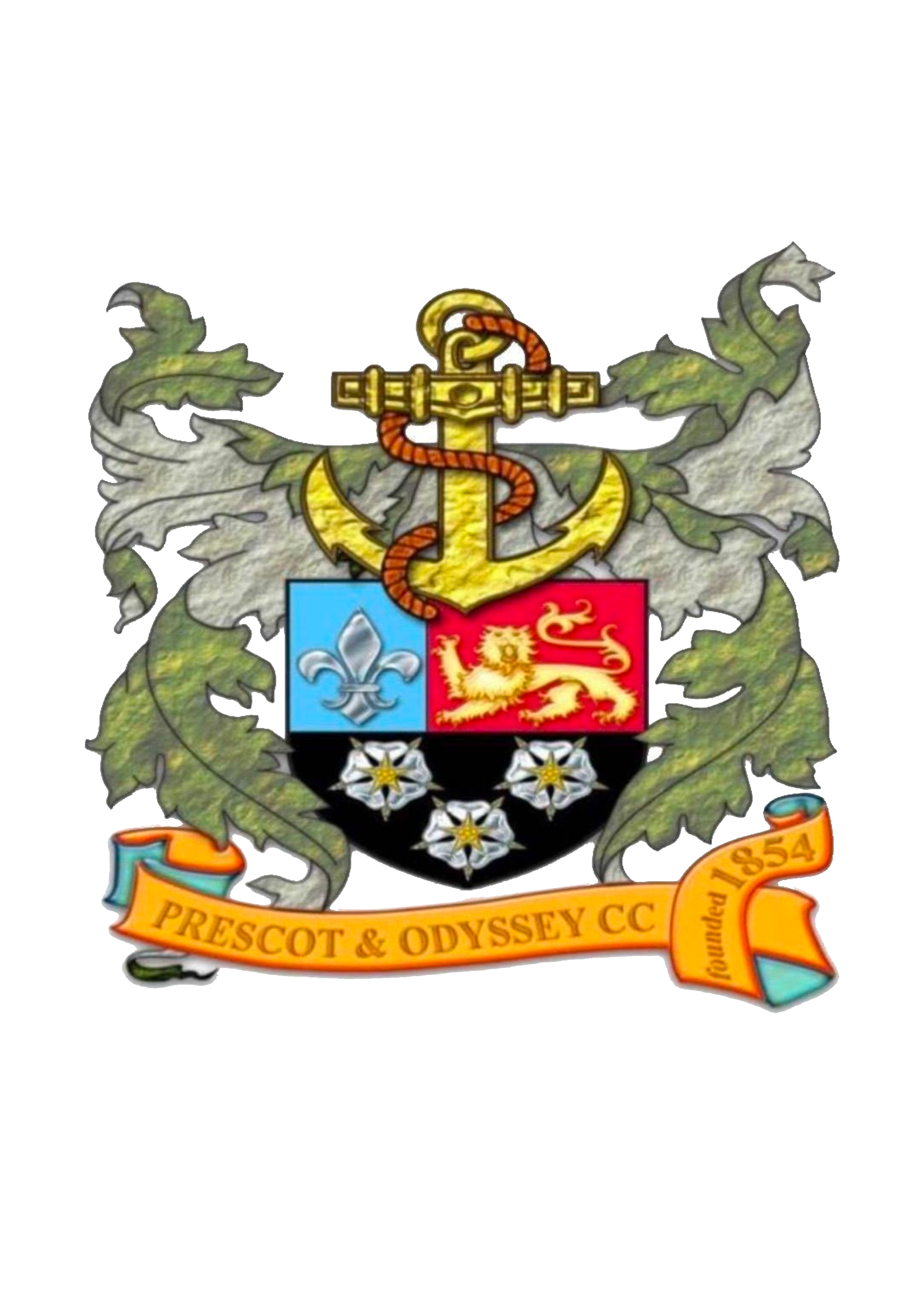 Prescot & Odyssey Cricket Club crest